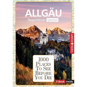 Jochen Könnecke - Reiseführer Allgäu. Regioführer inklusive Ebook. Ausflugsziele, Sehenswürdigkeiten, Restaurants & Hotels uvm.: 1000 Places To See Before You Die. Die besten Tipps & Highlights. Mit Landkarte - Preis vom 12.06.2026 05:40:31 h Jochen Könnecke - Reiseführer Allgäu. Regioführer inklusive Ebook. Ausflugsziele, Sehenswürdigkeiten, Restaurants & Hotels uvm.: 1000 Places To See Before You Die. Die besten Tipps & Highlights. Mit Landkarte - Preis vom 12.06.2026 05:40:31 h