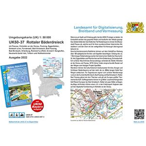 Landesamt für Digitalisierung, Breitband und Vermessung, Bayern - UK50-37 Rottaler Bäderdreieck: Passau, Vilshofen an der Donau, Pocking, Eggenfelden, Simbach a.Inn, Fürstenzell, Bad Griesbach, Bad Füssing, Bad ... Karte Freizeitkarte Wanderkarte) - Preis Landesamt für Digitalisierung, Breitband und Vermessung, Bayern - UK50-37 Rottaler Bäderdreieck: Passau, Vilshofen an der Donau, Pocking, Eggenfelden, Simbach a.Inn, Fürstenzell, Bad Griesbach, Bad Füssing, Bad ... Karte Freizeitkarte Wanderkarte) - Preis