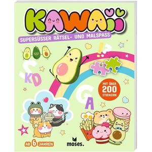 Elena Bruns - moses. Kawaii – Supersüßer Rätsel- und Malspaß, Activity-Buch mit Rätseln, Ausmalbildern und Stickern, Kawaii-Rätselbuch für Kinder ab 6 Jahren - Preis vom 07.06.2026 05:33:53 h Elena Bruns - moses. Kawaii – Supersüßer Rätsel- und Malspaß, Activity-Buch mit Rätseln, Ausmalbildern und Stickern, Kawaii-Rätselbuch für Kinder ab 6 Jahren - Preis vom 07.06.2026 05:33:53 h