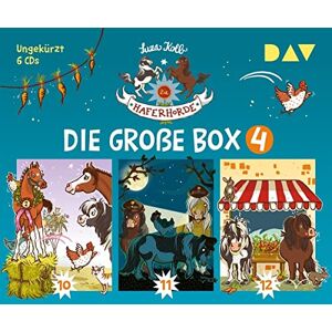 Suza Kolb - Die Haferhorde – Die große Box 4 (Teil 10-12): Ungekürzte Lesungen mit Bürger Lars Dietrich (6 CDs) - Preis vom 12.06.2026 05:40:31 h Suza Kolb - Die Haferhorde – Die große Box 4 (Teil 10-12): Ungekürzte Lesungen mit Bürger Lars Dietrich (6 CDs) - Preis vom 12.06.2026 05:40:31 h