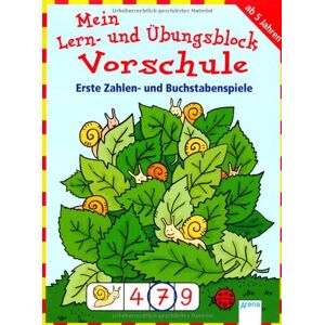 Carola Schäfer - Mein Lern- und Übungsblock Vorschule: Erste Zahlen- und Buchstabenspiele - Preis vom 13.06.2026 05:28:29 h Carola Schäfer - Mein Lern- und Übungsblock Vorschule: Erste Zahlen- und Buchstabenspiele - Preis vom 13.06.2026 05:28:29 h