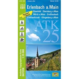 Landesamt für Digitalisierung, Breitband und Vermessung, Bayern - ATK25-E01 Erlenbach a.Main (Amtliche Topographische Karte 1:25000): Elsenfeld, Obernburg a.Main, Wörth a.Main, Großheubach, Kleinwallstadt, ... Amtliche Topographische Karte 1:25000 Bayern) Landesamt für Digitalisierung, Breitband und Vermessung, Bayern - ATK25-E01 Erlenbach a.Main (Amtliche Topographische Karte 1:25000): Elsenfeld, Obernburg a.Main, Wörth a.Main, Großheubach, Kleinwallstadt, ... Amtliche Topographische Karte 1:25000 Bayern)