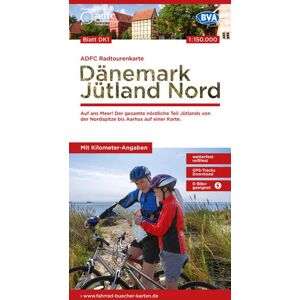 Allgemeiner Deutscher Fahrrad-Club e.V. (ADFC) - ADFC-Radtourenkarte DK1 Dänemark/Jütland Nord 1:150.000, reiß- und wetterfest, E-Bike geeignet, GPS-Tracks Download, mit Bett+Bike Symbolen, mit ... einer Karte. (ADFC-Radtourenkarte 1:150.000) - Preis vom Allgemeiner Deutscher Fahrrad-Club e.V. (ADFC) - ADFC-Radtourenkarte DK1 Dänemark/Jütland Nord 1:150.000, reiß- und wetterfest, E-Bike geeignet, GPS-Tracks Download, mit Bett+Bike Symbolen, mit ... einer Karte. (ADFC-Radtourenkarte 1:150.000) - Preis vom