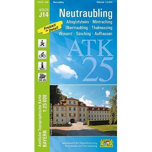 Landesamt für Digitalisierung, Breitband und Vermessung, Bayern - ATK25-J14 Neutraubling (Amtliche Topographische Karte 1:25000): Alteglofsheim, Mintraching, Obertraubling, Thalmassing, Wiesent, Sünching, Aufhausen ... Amtliche Topographische Karte 1:2500 Landesamt für Digitalisierung, Breitband und Vermessung, Bayern - ATK25-J14 Neutraubling (Amtliche Topographische Karte 1:25000): Alteglofsheim, Mintraching, Obertraubling, Thalmassing, Wiesent, Sünching, Aufhausen ... Amtliche Topographische Karte 1:2500