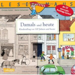 Christa Holtei - LESEMAUS, Band 31: Damals und heute - Kinderalltag vor 100 Jahren und heute: Mit 12 spannenden Ausklappseiten! - Preis vom 14.06.2026 05:24:48 h Christa Holtei - LESEMAUS, Band 31: Damals und heute - Kinderalltag vor 100 Jahren und heute: Mit 12 spannenden Ausklappseiten! - Preis vom 14.06.2026 05:24:48 h