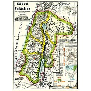 F. von Rappard - Historische Karte von PALÄSTINA 1869 (Plano): Mit Gesamtansicht von Jerusalem - Länder der Heiligen Schrift- Zug der Israeliten aus Ägypten - Preis vom 13.06.2026 05:28:29 h F. von Rappard - Historische Karte von PALÄSTINA 1869 (Plano): Mit Gesamtansicht von Jerusalem - Länder der Heiligen Schrift- Zug der Israeliten aus Ägypten - Preis vom 13.06.2026 05:28:29 h