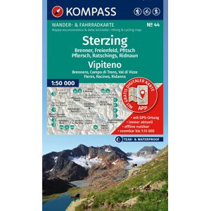 KOMPASS Wanderkarte 44 Sterzing / Vipiteno 1:50.000: Wander- und Fahrradkarte in einem - inklusive Offline-Verwendung in der KOMPASS-App. Wander-& Radwege. Skitouren. Langlaufen. Reiten. - Preis vom 10.06.2026 05:35:22 h KOMPASS Wanderkarte 44 Sterzing / Vipiteno 1:50.000: Wander- und Fahrradkarte in einem - inklusive Offline-Verwendung in der KOMPASS-App. Wander-& Radwege. Skitouren. Langlaufen. Reiten. - Preis vom 10.06.2026 05:35:22 h