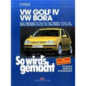Rüdiger Etzold - So wird's gemacht. Pflegen - warten - reparieren: VW Golf IV 9/97 bis 9/03, Bora 9/98 bis 5/05: Golf IV Variant 5/99 bis 5/06, Bora Variant 5/99 bis ... bis 5/05, Bora Variant 5/99 bis 9/04: BD 111 - Preis vom 14.06.2026 05:24:48 h Rüdiger Etzold - So wird's gemacht. Pflegen - warten - reparieren: VW Golf IV 9/97 bis 9/03, Bora 9/98 bis 5/05: Golf IV Variant 5/99 bis 5/06, Bora Variant 5/99 bis ... bis 5/05, Bora Variant 5/99 bis 9/04: BD 111 - Preis vom 14.06.2026 05:24:48 h