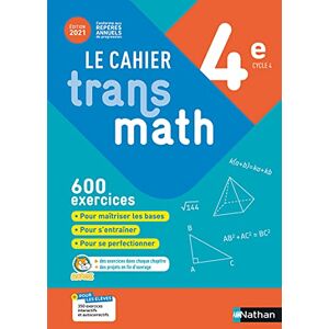 Marc Le cahier Transmath 4e, cycle 4 : 600 exercices - Preis vom 16.06.2026 05:30:18 h Marc Le cahier Transmath 4e, cycle 4 : 600 exercices - Preis vom 16.06.2026 05:30:18 h