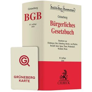 Grüneberg BGB Chat-Book 2026: Buch + KI-Anwendung FRAG DEN GRÜNEBERG - Preis vom 15.06.2026 05:30:30 h Grüneberg BGB Chat-Book 2026: Buch + KI-Anwendung FRAG DEN GRÜNEBERG - Preis vom 15.06.2026 05:30:30 h