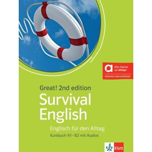 Great! Survival English A1-B2, 2nd edition - Hybride Ausgabe allango: Englisch für den Alltag. Kursbuch mit Audios inklusive Lizenzschlüssel allango ... (Great! 2nd edition: Englisch für Erwachsene) - Preis vom 15.06.2026 05:30:30 h Great! Survival English A1-B2, 2nd edition - Hybride Ausgabe allango: Englisch für den Alltag. Kursbuch mit Audios inklusive Lizenzschlüssel allango ... (Great! 2nd edition: Englisch für Erwachsene) - Preis vom 15.06.2026 05:30:30 h