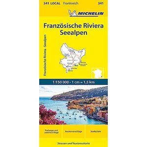 Michelin Französische Riviera - Seealpen: Straßen- und Tourismuskarte 1:150.000; Auflage 2023 (MICHELIN Localkarten) - Preis vom 15.06.2026 05:30:30 h Michelin Französische Riviera - Seealpen: Straßen- und Tourismuskarte 1:150.000; Auflage 2023 (MICHELIN Localkarten) - Preis vom 15.06.2026 05:30:30 h