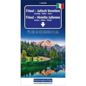 Kümmerly+Frey Regional-Strassenkarte 5 Friaul, Julisch Venetien 1:200.000: Mit Venedig, Udine, Triest. Inkl. Stadtpläne, Ortsverzeichnis und Reiseinformationen - Preis vom 15.06.2026 05:30:30 h Kümmerly+Frey Regional-Strassenkarte 5 Friaul, Julisch Venetien 1:200.000: Mit Venedig, Udine, Triest. Inkl. Stadtpläne, Ortsverzeichnis und Reiseinformationen - Preis vom 15.06.2026 05:30:30 h
