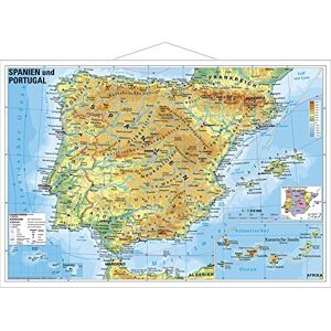 Heinrich Stiefel - Spanien und Portugal physisch: Wandkarte mit Metallbeleistung - Preis vom 16.06.2026 05:30:18 h Heinrich Stiefel - Spanien und Portugal physisch: Wandkarte mit Metallbeleistung - Preis vom 16.06.2026 05:30:18 h