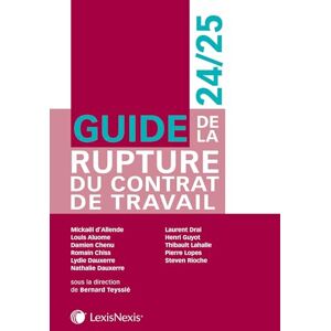 Collectif - Guide de la rupture du contrat de travail : 2024-2025 - Preis vom 15.06.2026 05:30:30 h Collectif - Guide de la rupture du contrat de travail : 2024-2025 - Preis vom 15.06.2026 05:30:30 h