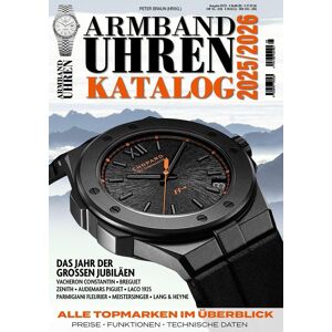 Armbanduhren Katalog 2025/2026: Über 100 Top-Marken im Überblick. DAS Standardwerk für alle Uhrmacher, Sammler und Uhrenfans - Preis vom 11.06.2026 05:43:19 h Armbanduhren Katalog 2025/2026: Über 100 Top-Marken im Überblick. DAS Standardwerk für alle Uhrmacher, Sammler und Uhrenfans - Preis vom 11.06.2026 05:43:19 h