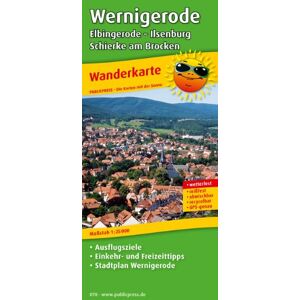 Publicpress - Wanderkarte Wernigerode - Elbingerode - Ilsenburg - Schierke am Brocken: Mit Ausflugszielen, Einkehr- & Freizeittipps und Stadtplan Wernigerode, wetterfest, reissfest, abwischbar, GPS-genau. 1:25000 - Preis vom 14.06.2026 05:24:48 h Publicpress - Wanderkarte Wernigerode - Elbingerode - Ilsenburg - Schierke am Brocken: Mit Ausflugszielen, Einkehr- & Freizeittipps und Stadtplan Wernigerode, wetterfest, reissfest, abwischbar, GPS-genau. 1:25000 - Preis vom 14.06.2026 05:24:48 h