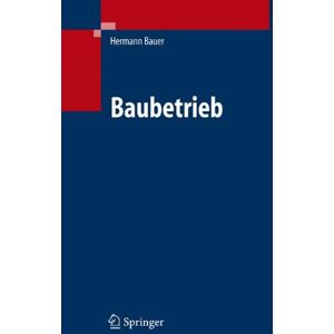 Hermann Bauer - Baubetrieb (VDI-Buch) - Preis vom 15.06.2026 05:30:30 h Hermann Bauer - Baubetrieb (VDI-Buch) - Preis vom 15.06.2026 05:30:30 h