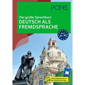 PONS Der große Sprachkurs Deutsch als Fremdsprache: Mit Audiomaterial in der Scan2Learn-App - Preis vom 13.06.2026 05:28:29 h PONS Der große Sprachkurs Deutsch als Fremdsprache: Mit Audiomaterial in der Scan2Learn-App - Preis vom 13.06.2026 05:28:29 h