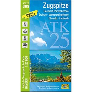 Landesamt für Digitalisierung, Breitband und Vermessung, Bayern - ATK25-S09 Zugspitze (Amtliche Topographische Karte 1:25000): Garmisch-Partenkirchen, Grainau, Wettersteingebirge, Ehrwald, Leutasch (ATK25 Amtliche Topographische Karte 1:25000 Bayern) - Pr Landesamt für Digitalisierung, Breitband und Vermessung, Bayern - ATK25-S09 Zugspitze (Amtliche Topographische Karte 1:25000): Garmisch-Partenkirchen, Grainau, Wettersteingebirge, Ehrwald, Leutasch (ATK25 Amtliche Topographische Karte 1:25000 Bayern) - Pr