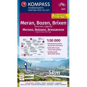 KOMPASS Fahrradkarte 3421 Meran, Bozen und Umgebung 1:50.000: reiß- und wetterfest mit Extra Stadtplänen - Preis vom 15.06.2026 05:30:30 h KOMPASS Fahrradkarte 3421 Meran, Bozen und Umgebung 1:50.000: reiß- und wetterfest mit Extra Stadtplänen - Preis vom 15.06.2026 05:30:30 h