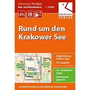 Klaus Klemmer - Klemmer Pocket Rad- und Wanderkarte Rund um den Krakower See: GPS geeignet, Erlebnis-Tipps auf der Rückseite, 1:50000 - Preis vom 16.06.2026 05:30:18 h Klaus Klemmer - Klemmer Pocket Rad- und Wanderkarte Rund um den Krakower See: GPS geeignet, Erlebnis-Tipps auf der Rückseite, 1:50000 - Preis vom 16.06.2026 05:30:18 h