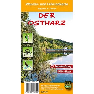 Der Ostharz: Wander- und Fahrradkarte - Preis vom 15.06.2026 05:30:30 h Der Ostharz: Wander- und Fahrradkarte - Preis vom 15.06.2026 05:30:30 h