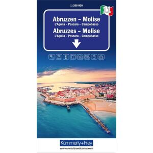 Kümmerly+Frey Regional-Strassenkarte 11 Abruzzen, Molise 1:200.000: Mit L'Aquila, Pescara und Compobasso. Inkl. Stadtpläne, Ortsverzeichnis und Reiseinformationen - Preis vom 10.06.2026 05:35:22 h Kümmerly+Frey Regional-Strassenkarte 11 Abruzzen, Molise 1:200.000: Mit L'Aquila, Pescara und Compobasso. Inkl. Stadtpläne, Ortsverzeichnis und Reiseinformationen - Preis vom 10.06.2026 05:35:22 h