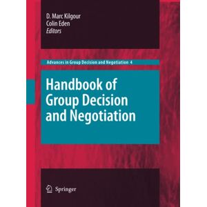 Marc Handbook of Group Decision and Negotiation (Advances in Group Decision and Negotiation, Band 4) - Preis vom 16.06.2026 05:30:18 h Marc Handbook of Group Decision and Negotiation (Advances in Group Decision and Negotiation, Band 4) - Preis vom 16.06.2026 05:30:18 h