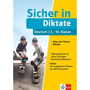Klett Sicher in Deutsch Diktate 5.-10. Klasse: Alles zum Thema Diktate - Preis vom 15.06.2026 05:30:30 h Klett Sicher in Deutsch Diktate 5.-10. Klasse: Alles zum Thema Diktate - Preis vom 15.06.2026 05:30:30 h