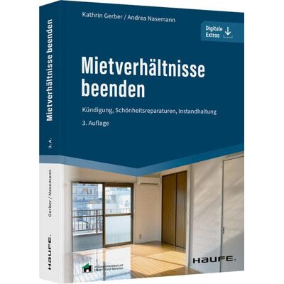 Gerber Mietverhältnisse beenden: Kündigung, Schönheitsreparaturen, Instandhaltung (Haufe Fachbuch) - Preis vom 21.06.2026 05:42:24 h Gerber Mietverhältnisse beenden: Kündigung, Schönheitsreparaturen, Instandhaltung (Haufe Fachbuch) - Preis vom 21.06.2026 05:42:24 h