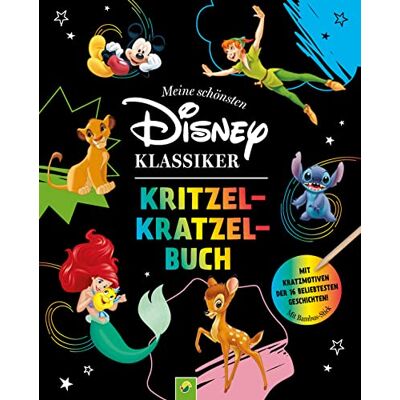 Schwager & Steinlein Verlag - Meine schönsten Disney Klassiker Kritzel-Kratzel-Buch: Mit den bekanntesten Geschichten zum Kreativsein und Rätseln ab 5 Jahren Perfektes Geschenk für alle Disney-Fans - Preis vom 24.06.2026 07:42:13 h Schwager & Steinlein Verlag - Meine schönsten Disney Klassiker Kritzel-Kratzel-Buch: Mit den bekanntesten Geschichten zum Kreativsein und Rätseln ab 5 Jahren Perfektes Geschenk für alle Disney-Fans - Preis vom 24.06.2026 07:42:13 h