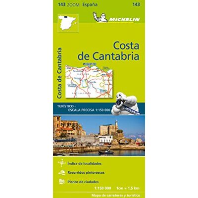 Costa de Cantabria: Straßen- und Tourismuskarte 1:150.000 (MICHELIN Zoomkarten, Band 143) - Preis vom 07.08.2026 11:47:26 h Costa de Cantabria: Straßen- und Tourismuskarte 1:150.000 (MICHELIN Zoomkarten, Band 143) - Preis vom 07.08.2026 11:47:26 h
