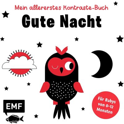 Mein allererstes Kontraste-Buch: Gute Nacht – für Babys von 0–12 Monaten: Pappbilderbuch zur Förderung der visuellen Wahrnehmung in den ersten Lebensmonaten nach Montessori - Preis vom 20.06.2026 05:23:55 h Mein allererstes Kontraste-Buch: Gute Nacht – für Babys von 0–12 Monaten: Pappbilderbuch zur Förderung der visuellen Wahrnehmung in den ersten Lebensmonaten nach Montessori - Preis vom 20.06.2026 05:23:55 h