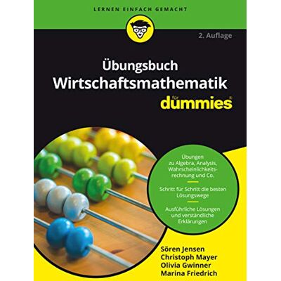 Jensen Übungsbuch Wirtschaftsmathematik für Dummies - Preis vom 17.06.2026 05:34:31 h Jensen Übungsbuch Wirtschaftsmathematik für Dummies - Preis vom 17.06.2026 05:34:31 h