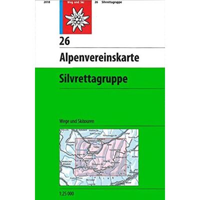 Deutscher Alpenverein - Silvrettagruppe: Wege und Skitouren (Alpenvereinskarten) - Preis vom 07.08.2026 11:47:26 h Deutscher Alpenverein - Silvrettagruppe: Wege und Skitouren (Alpenvereinskarten) - Preis vom 07.08.2026 11:47:26 h