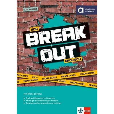 Rhona Snelling - Edu Breakout Englisch: Escape Games für die 5./6. Klasse. Unterrichtshandreichung mit Audios - Preis vom 24.06.2026 19:44:00 h Rhona Snelling - Edu Breakout Englisch: Escape Games für die 5./6. Klasse. Unterrichtshandreichung mit Audios - Preis vom 24.06.2026 19:44:00 h