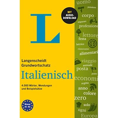 Langenscheidt Grundwortschatz Italienisch: 4.000 Wörter, Wendungen und Beispielsätze mit Audio-Download - Preis vom 20.06.2026 05:23:55 h Langenscheidt Grundwortschatz Italienisch: 4.000 Wörter, Wendungen und Beispielsätze mit Audio-Download - Preis vom 20.06.2026 05:23:55 h