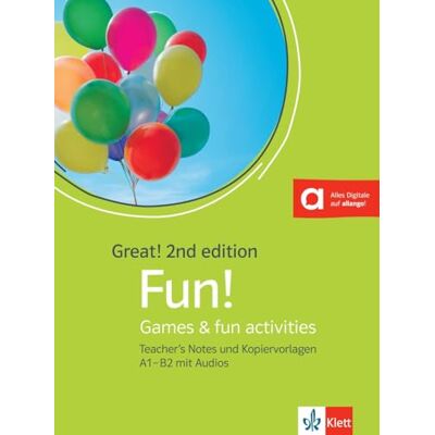 Great! Fun A1-B2, 2nd edition: Games & fun activities. Kopiervorlagen, Teacher’s notes, Audios (Great! 2nd edition: Englisch für Erwachsene) - Preis vom 24.06.2026 19:44:00 h Great! Fun A1-B2, 2nd edition: Games & fun activities. Kopiervorlagen, Teacher’s notes, Audios (Great! 2nd edition: Englisch für Erwachsene) - Preis vom 24.06.2026 19:44:00 h