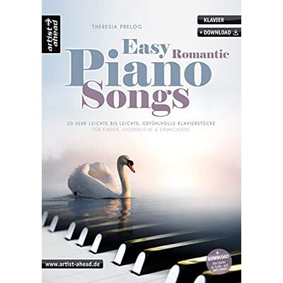 Theresia Prelog - Easy Romantic Piano Songs: 20 sehr leichte bis leichte, gefühlvolle Klavierstücke für Kinder, Jugendliche & Erwachsene (inkl. Download) - Preis vom 21.06.2026 05:42:24 h Theresia Prelog - Easy Romantic Piano Songs: 20 sehr leichte bis leichte, gefühlvolle Klavierstücke für Kinder, Jugendliche & Erwachsene (inkl. Download) - Preis vom 21.06.2026 05:42:24 h