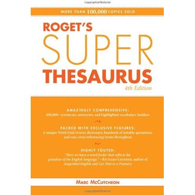 Marc Roget's Super Thesaurus - Preis vom 21.06.2026 05:42:24 h Marc Roget's Super Thesaurus - Preis vom 21.06.2026 05:42:24 h