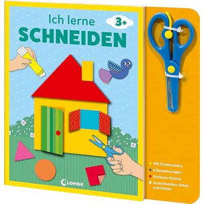 Loewe Ich lerne schneiden (Haus): Bastelbuch mit kindersicherer Schere für Kinder ab 3 Jahren - Preis vom 22.06.2026 23:23:57 h Loewe Ich lerne schneiden (Haus): Bastelbuch mit kindersicherer Schere für Kinder ab 3 Jahren - Preis vom 22.06.2026 23:23:57 h