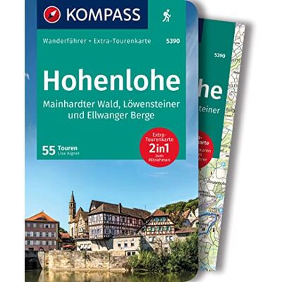 Lisa Aigner - KOMPASS Wanderführer 5390 Hohenlohe, Mainhardter Wald, Löwensteiner und Ellwanger Berge, 55 Touren: Wanderführer mit Extra-Tourenkarten und Höhenprofilen, GPX-Daten zum Download - Preis vom 24.06.2026 07:42:13 h Lisa Aigner - KOMPASS Wanderführer 5390 Hohenlohe, Mainhardter Wald, Löwensteiner und Ellwanger Berge, 55 Touren: Wanderführer mit Extra-Tourenkarten und Höhenprofilen, GPX-Daten zum Download - Preis vom 24.06.2026 07:42:13 h