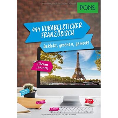 PONS 444 Vokabelsticker Französisch: Geklebt, gesehen, gemerkt (PONS Vokabelsticker) - Preis vom 17.06.2026 05:34:31 h PONS 444 Vokabelsticker Französisch: Geklebt, gesehen, gemerkt (PONS Vokabelsticker) - Preis vom 17.06.2026 05:34:31 h