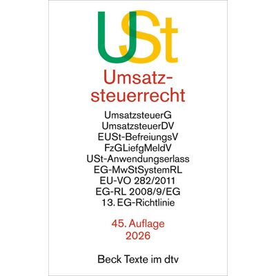 Umsatzsteuerrecht. USt - Preis vom 24.06.2026 07:42:13 h Umsatzsteuerrecht. USt - Preis vom 24.06.2026 07:42:13 h