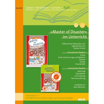 Marc »Master of Disaster« im Unterricht: Differenzierte Materialien zum Kinderroman von Stephan Knösel (Klassen 5-7, mit Kopiervorlagen) - Preis vom 25.06.2026 23:23:36 h Marc »Master of Disaster« im Unterricht: Differenzierte Materialien zum Kinderroman von Stephan Knösel (Klassen 5-7, mit Kopiervorlagen) - Preis vom 25.06.2026 23:23:36 h