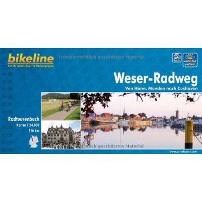 bikeline Radtourenbuch: Weser-Radweg. Von Hann. Münden nach Cuxhaven. 1:75.000. GPS-Download, wetterfest/reißfest - Preis vom 17.06.2026 05:34:31 h bikeline Radtourenbuch: Weser-Radweg. Von Hann. Münden nach Cuxhaven. 1:75.000. GPS-Download, wetterfest/reißfest - Preis vom 17.06.2026 05:34:31 h