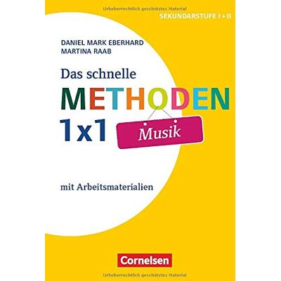 Eberhard, Prof. Daniel Mark - Fachmethoden Sekundarstufe I und II: Das schnelle Methoden-1x1 Musik: Buch - Preis vom 23.06.2026 11:45:09 h Eberhard, Prof. Daniel Mark - Fachmethoden Sekundarstufe I und II: Das schnelle Methoden-1x1 Musik: Buch - Preis vom 23.06.2026 11:45:09 h