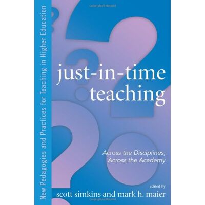 Scott Just-In-Time Teaching: Across the Disciplines, Across the Academy (New Pedagogies and Practices for Teaching in Higher Education) - Preis vom 20.06.2026 05:23:55 h Scott Just-In-Time Teaching: Across the Disciplines, Across the Academy (New Pedagogies and Practices for Teaching in Higher Education) - Preis vom 20.06.2026 05:23:55 h