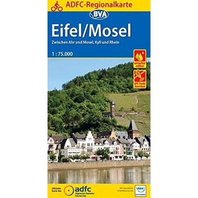 Allgemeiner Deutscher Fahrrad-Club e.V. (ADFC) - ADFC-Regionalkarte Eifel/ Mosel mit Tagestouren-Vorschlägen, 1:75.000, reiß- und wetterfest, GPS-Tracks Download: Zwischen Ahr und Mosel, Kyll und Rhein (ADFC-Regionalkarte 1:75000) - Preis vom 17.06.2026 0 Allgemeiner Deutscher Fahrrad-Club e.V. (ADFC) - ADFC-Regionalkarte Eifel/ Mosel mit Tagestouren-Vorschlägen, 1:75.000, reiß- und wetterfest, GPS-Tracks Download: Zwischen Ahr und Mosel, Kyll und Rhein (ADFC-Regionalkarte 1:75000) - Preis vom 17.06.2026 0